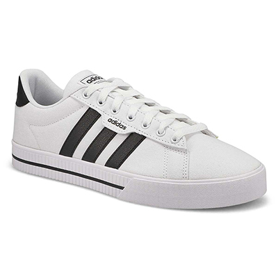 Baskets à lacets Daily 3.0, blanc/noir, hommes
