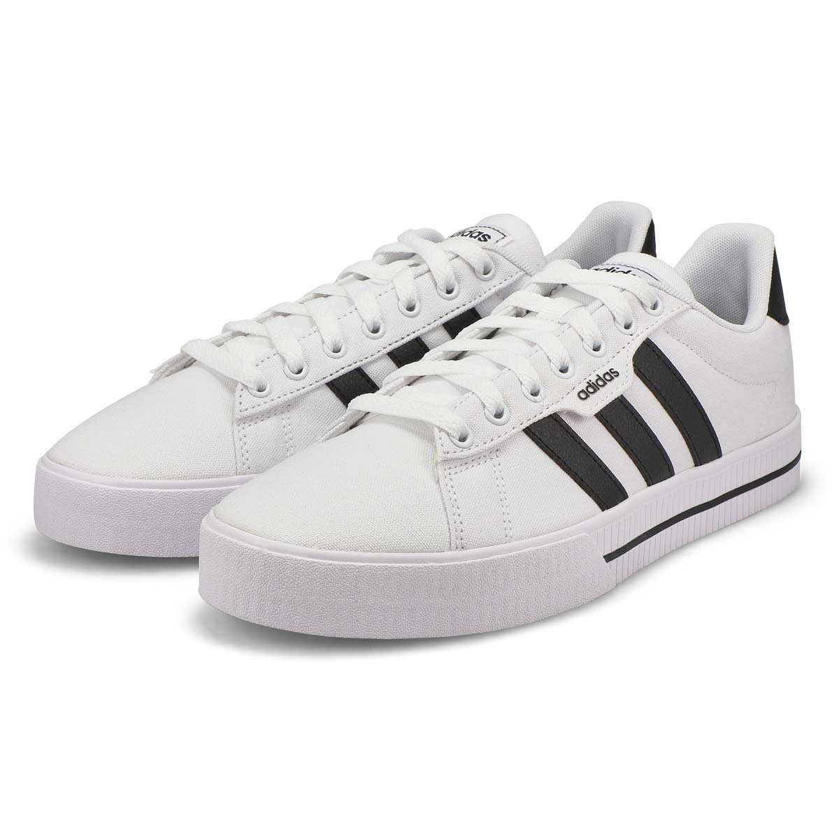 adidas Men's Daily 3.0 Lace Up Sneaker - Whit | SoftMoc.com