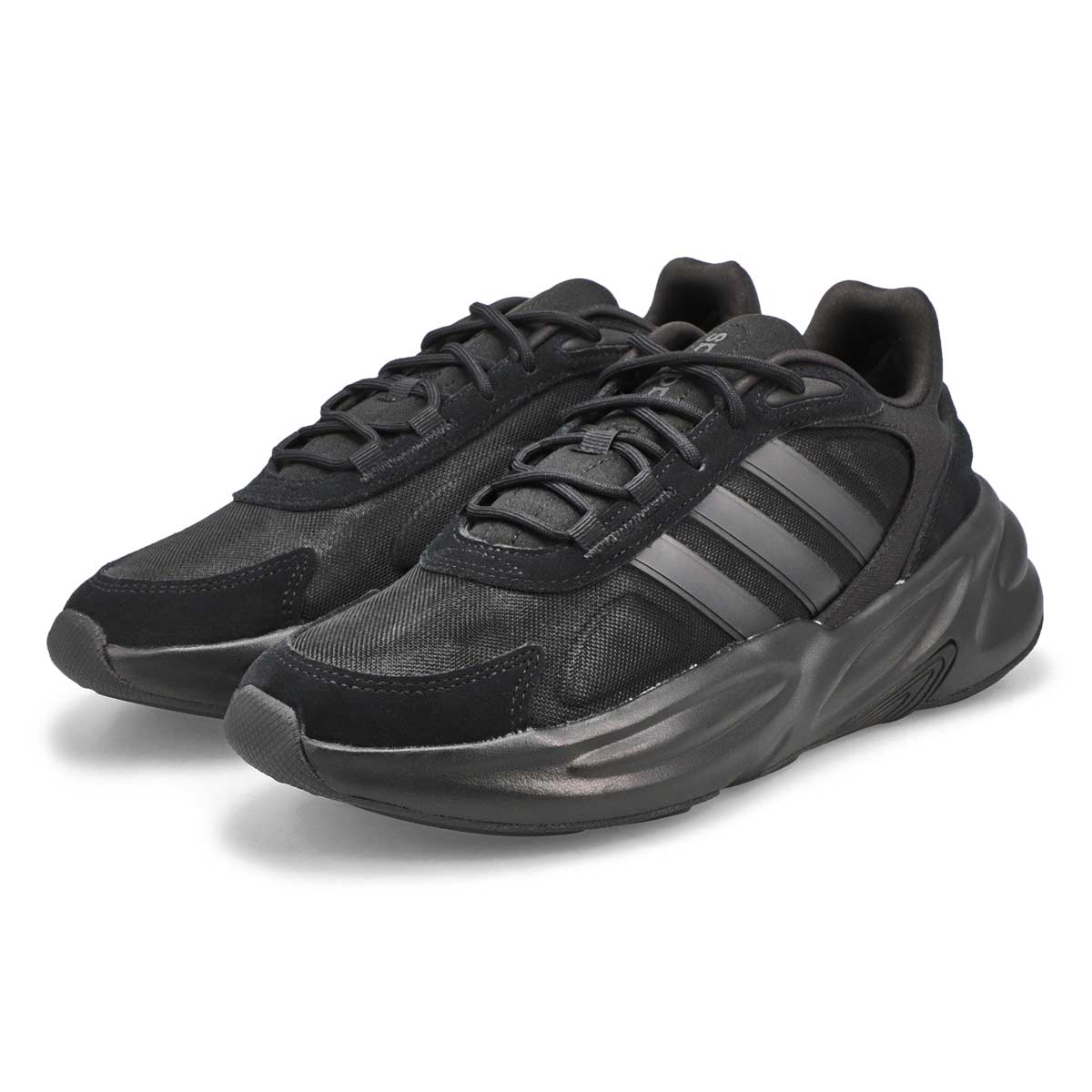 adidas Men's Ozelle Sneaker - Black/Black | SoftMoc.com