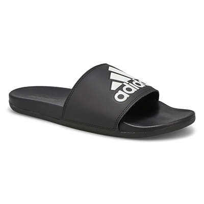 Mns Adilette Comfort Slide Sandal - Black/White