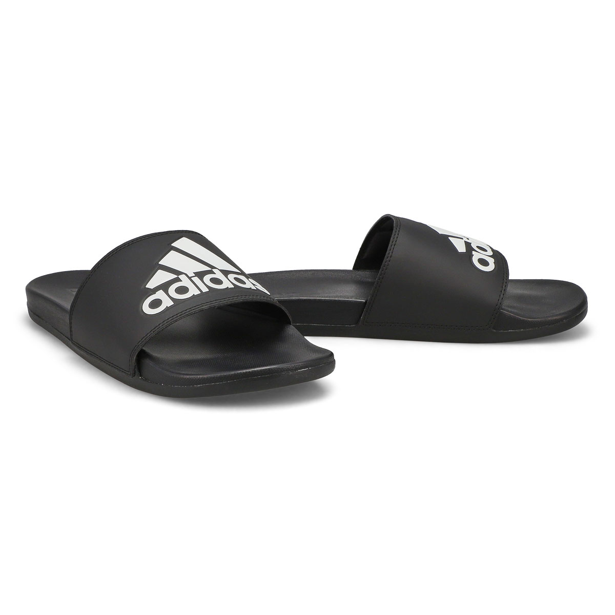 Men's Adilette Comfort Slide Sandal - Black/White