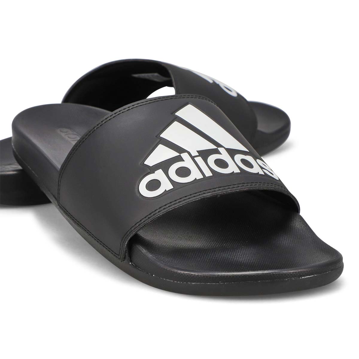 Men's Adilette Comfort Slide Sandal - Black/White