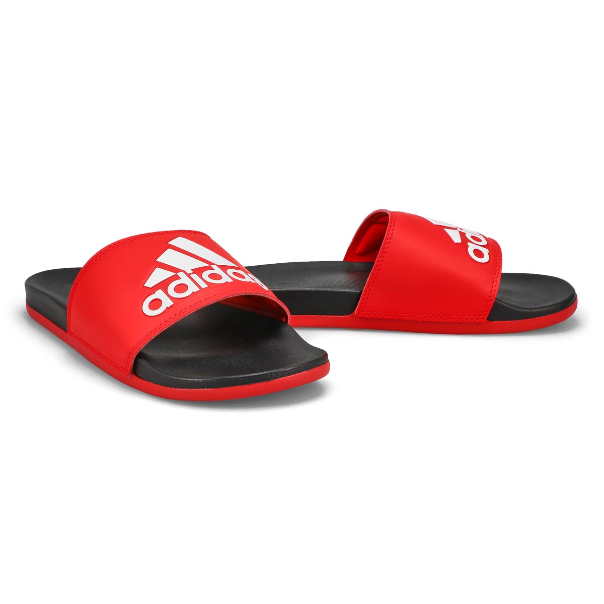 Men's Adilette Comfort Slide Sandal - Red/Black/White