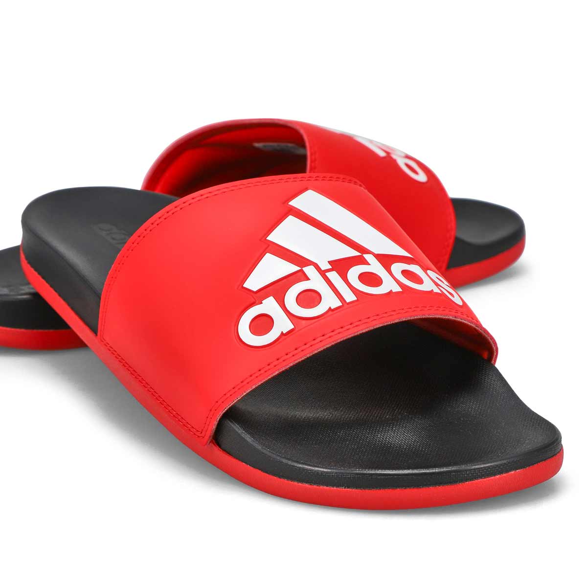 Men's Adilette Comfort Slide Sandal - Red/Black/White