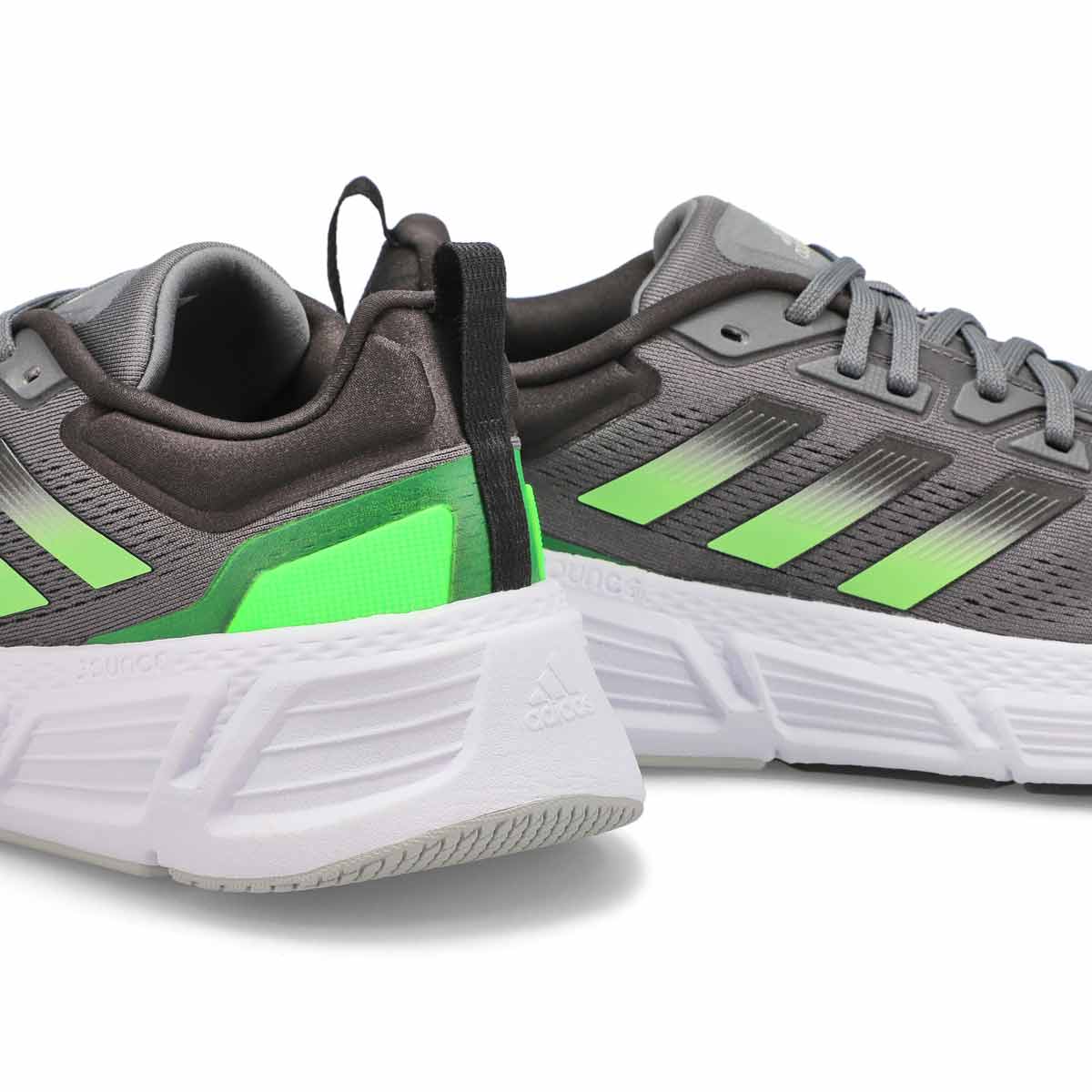 adidas Men's Questar Sneaker Grey/Green/Bla