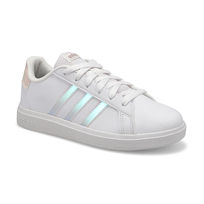 Grls Grand Court 2.0 K Sneaker - White/Pink
