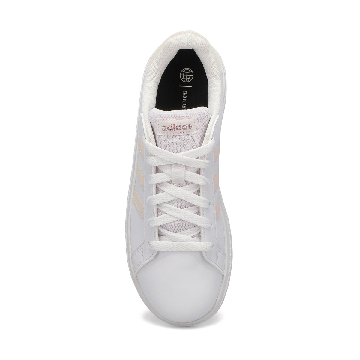 Girl's Grand Court 2.0 K Sneaker - White/Pink