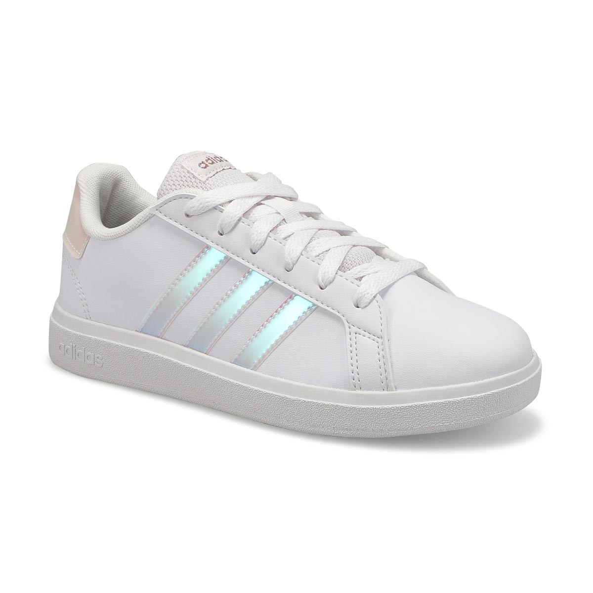 Girl's Grand Court 2.0 K Sneaker - White/Pink