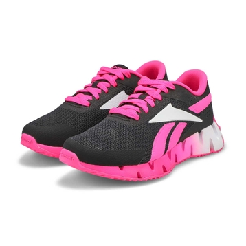 Girls' Zig Dynamica 2.0 Sneaker - Black/Pink/White