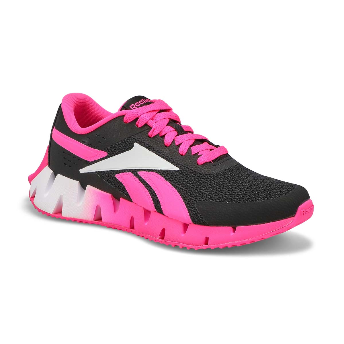 Baskets ZIG DYNAMICA 2.0, noir/rose/blanc, filles