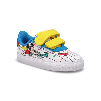 Infs Vulc Raid3R Mickey CF I Sneaker - White/Yellow/Blue