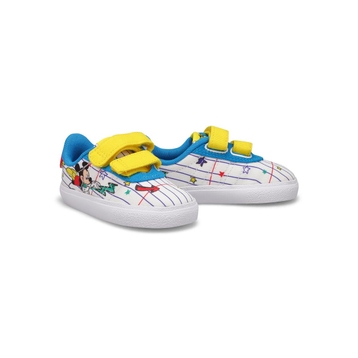 Infants' Vulc Raid3R Mickey CF I Sneaker - White/Y