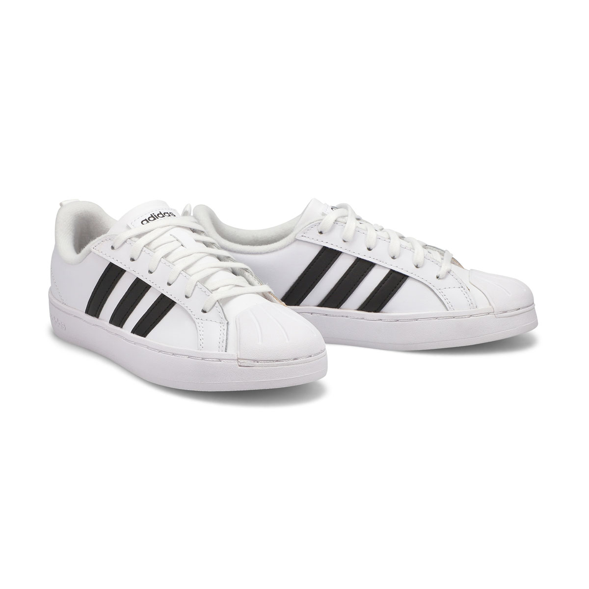 adidas Kids' Streetcheck K Sneaker -White/Bla | SoftMoc.com