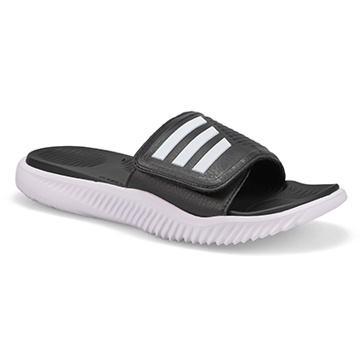 Mns Alphabounce Slide 2.0 Sandal - Black/White
