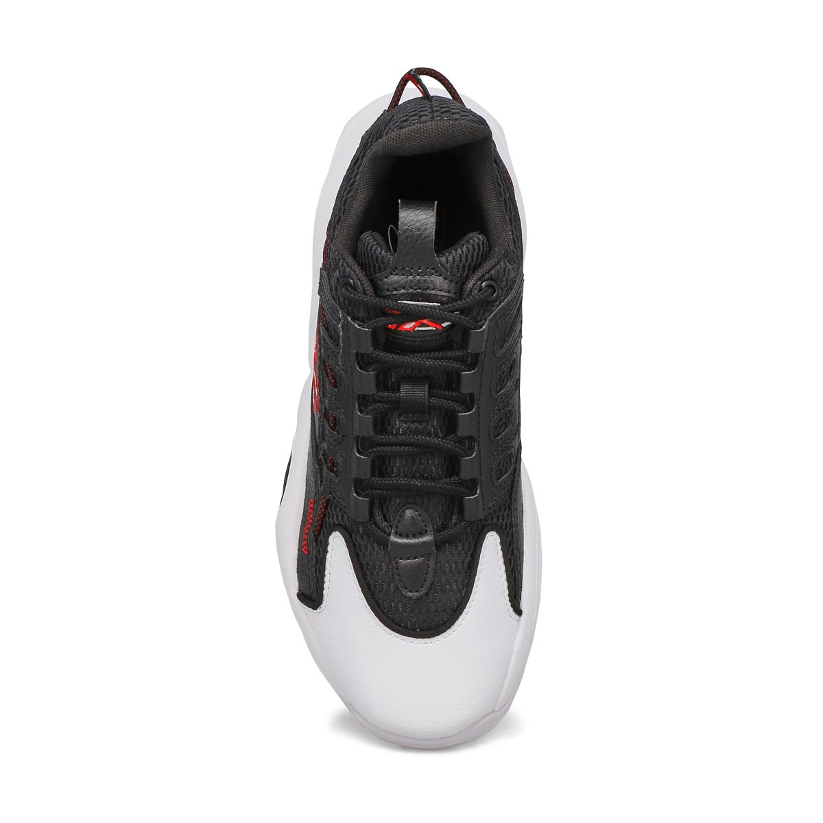 Boys' Solution Mid Sneaker - Black/White/Red