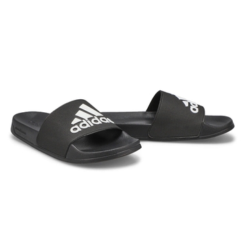 Women's Adilette Shower Slide Sandal - Black/White