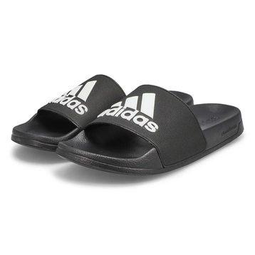 Women's Adilette Shower Slide Sandal - Black/White