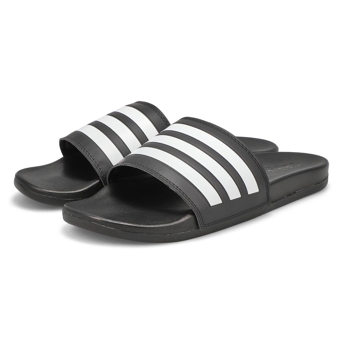 Mens' Adilette Comfort Sandal - Black/White