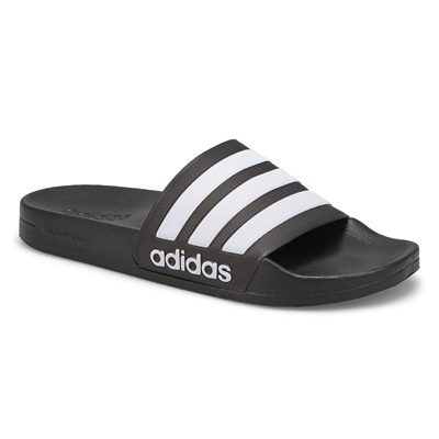 Lds Adilette Shower Slide Sandal - Black/White