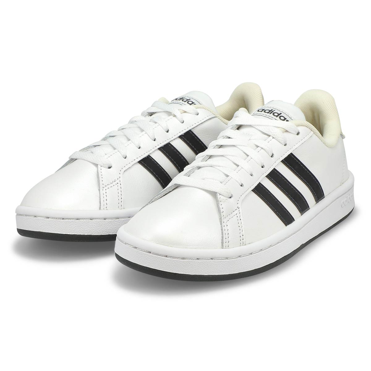 adidas Women's Grand Court Sneaker - White/Al | SoftMoc.com