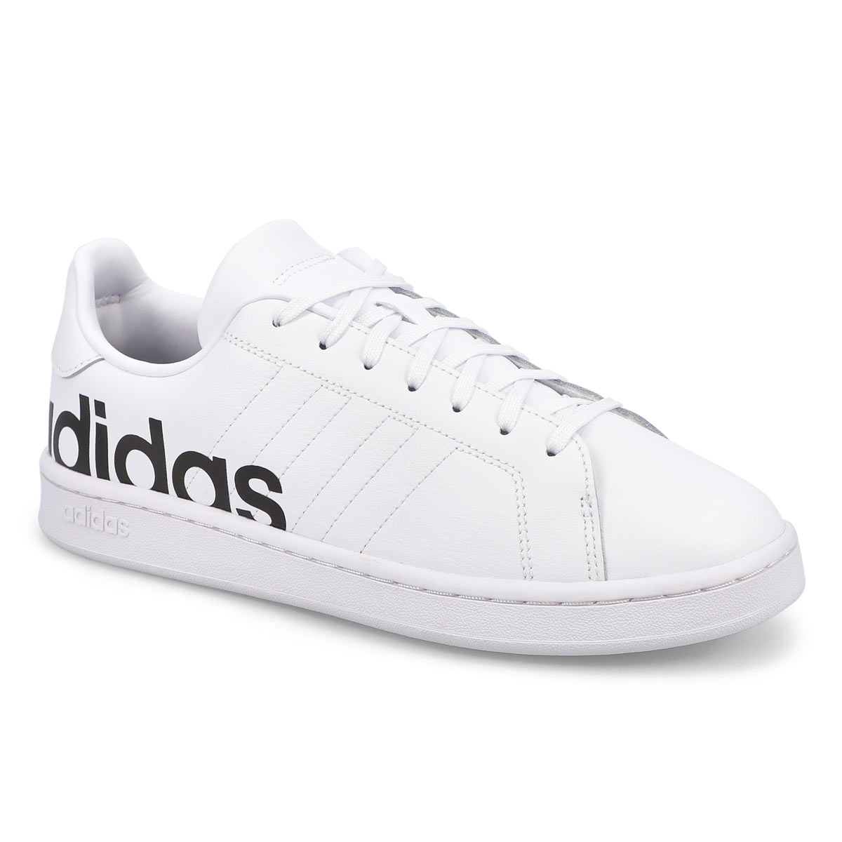 adidas Men's Grand Court Sneaker - White/Blac | SoftMoc.com