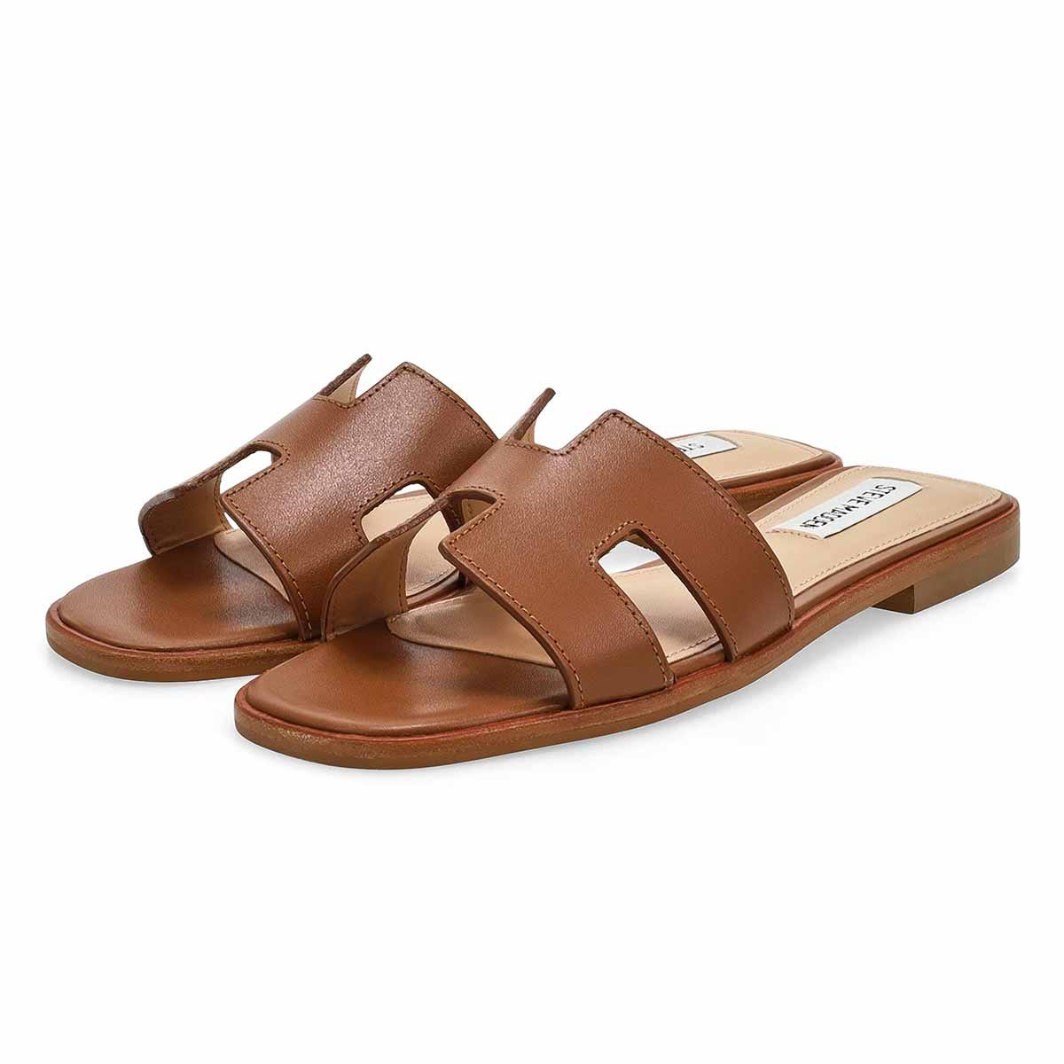 Claquette dcontracte HADYN, cognac, femmes