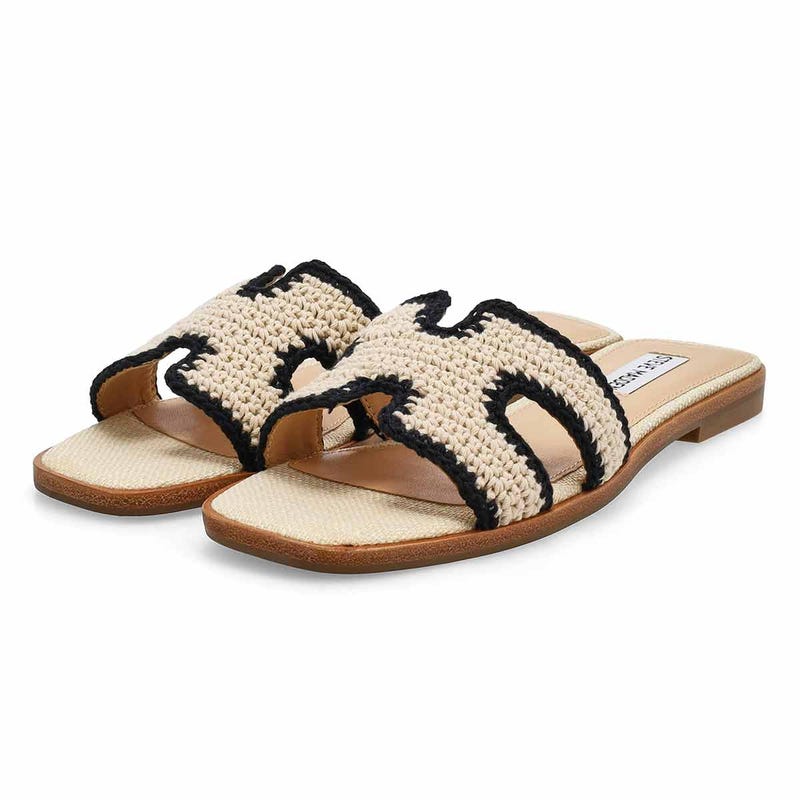 Women's  Hadyn Casual Slide Sandal - Cream Multi