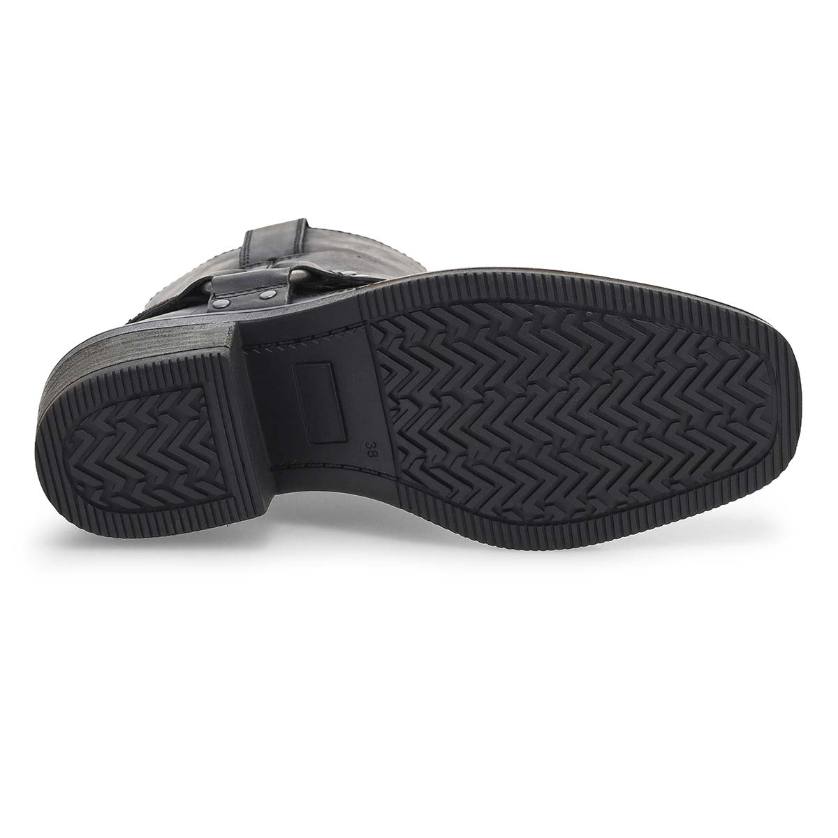 Bottine en cuir HAILEE, noir Krazzy Horse, femmes