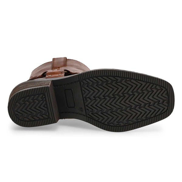 Women's  Hailee Leather Ankle Boot - Krazzy Horse Tan