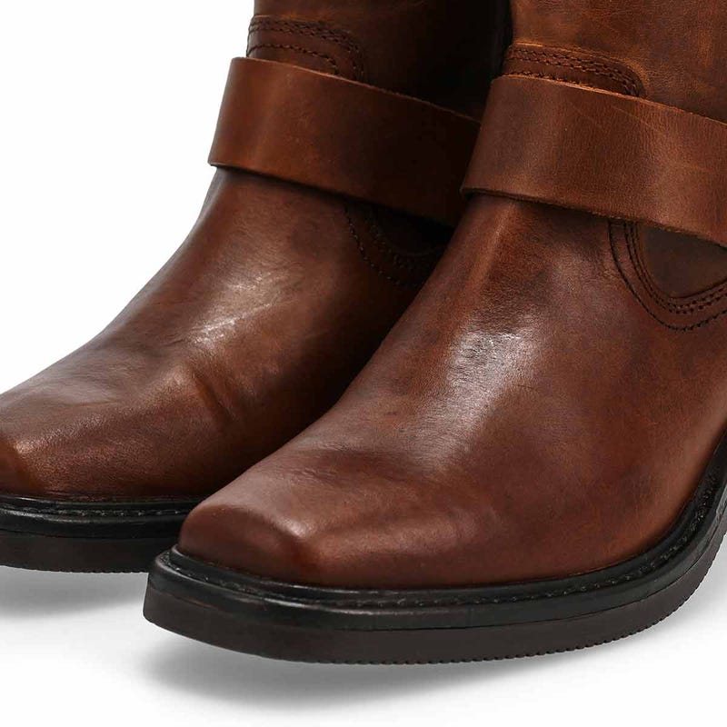 Women's  Hailee Leather Ankle Boot - Krazzy Horse Tan