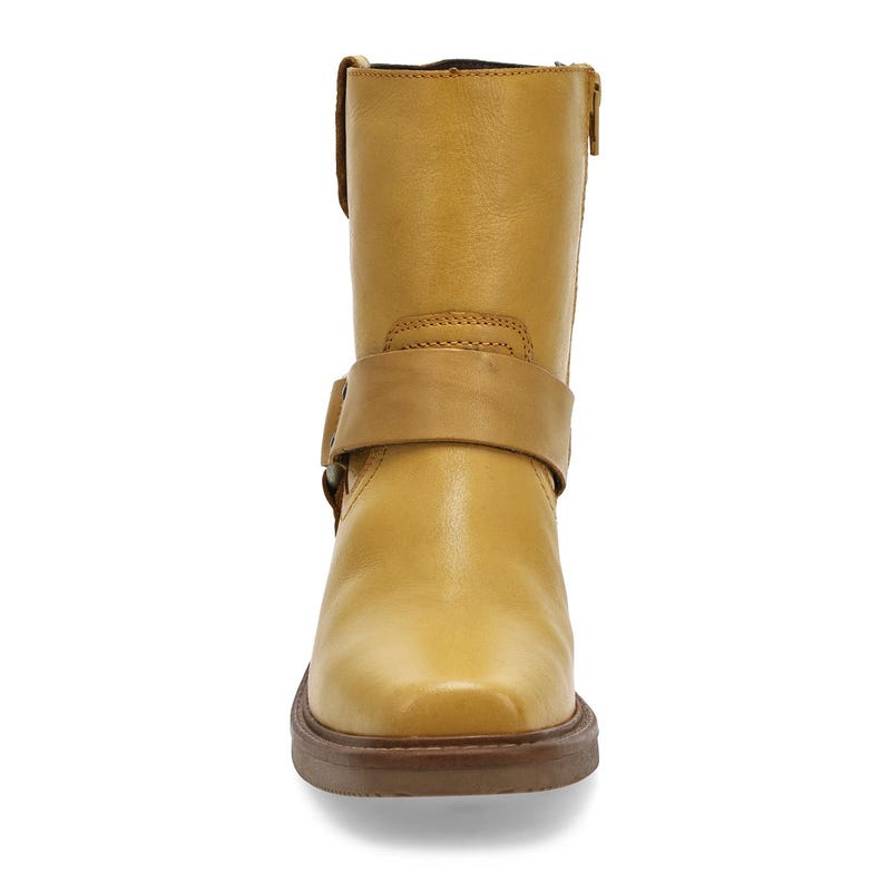 Women's  Hailee Leather Ankle Boot - Orely Banana