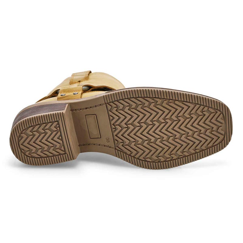 Women's  Hailee Leather Ankle Boot - Orely Banana