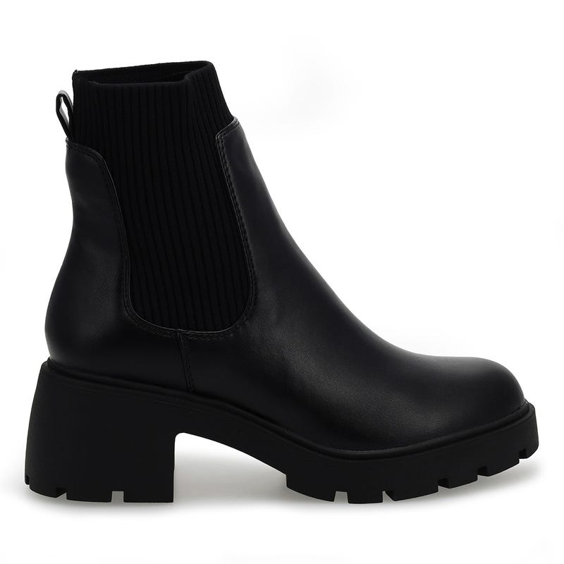 Women's Halona Leather Ankle Boot - Black
