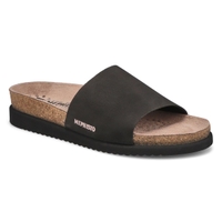 Women's Hanik Cork Footbed Slide Sandal - Black