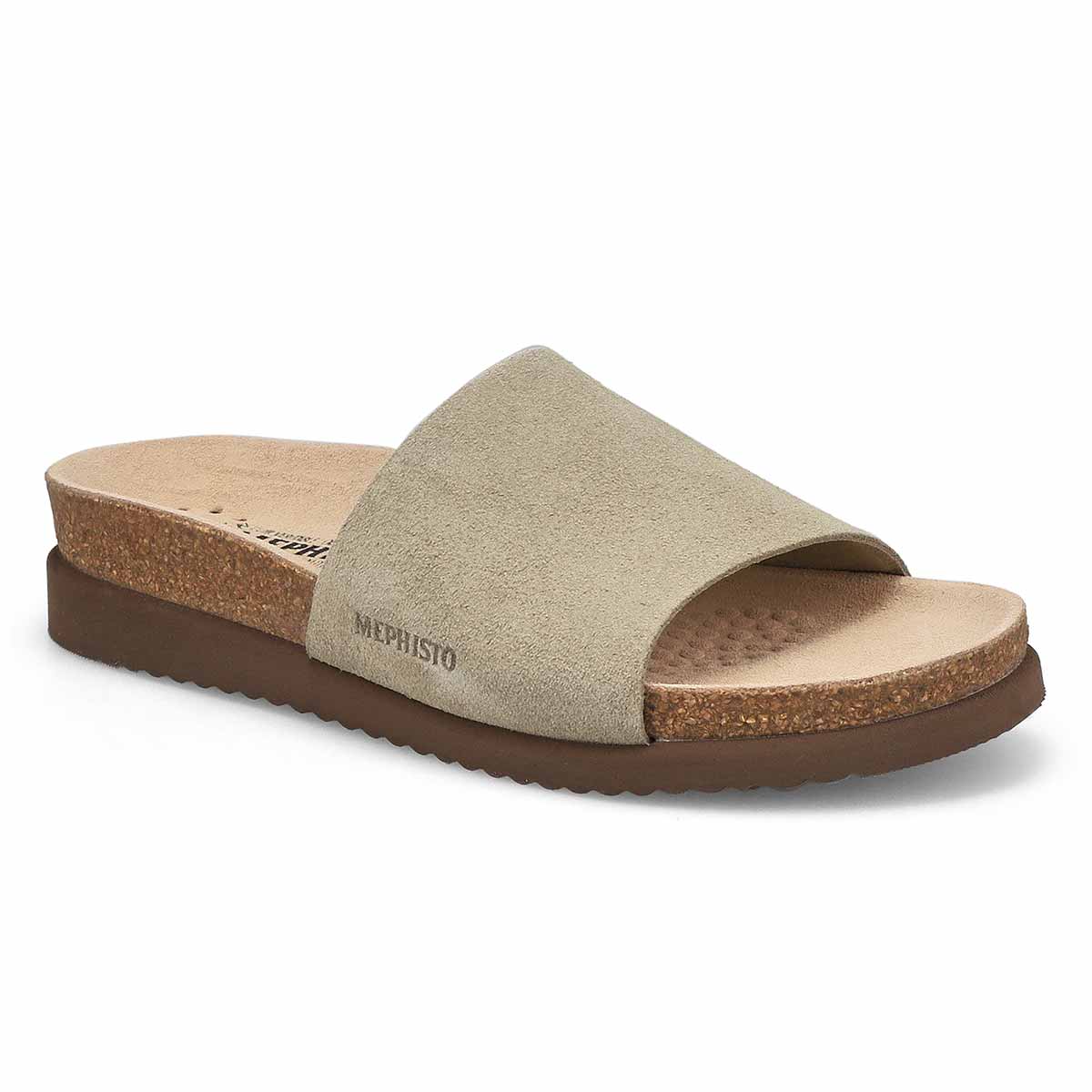 Women's Hanik Cork Footbed Slide Sandal - Black