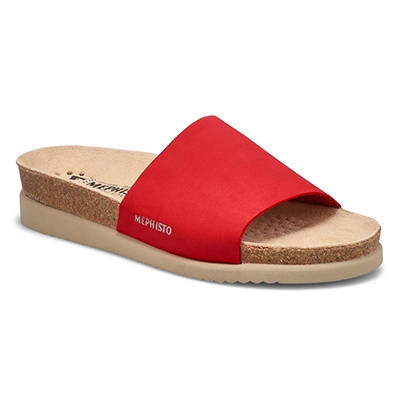 Lds Hanik Slide Sandal - Red