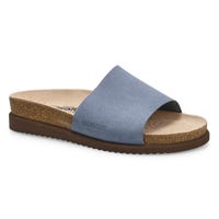 Women's Hanik Cork Footbed Slide Sandal - Sea Blue