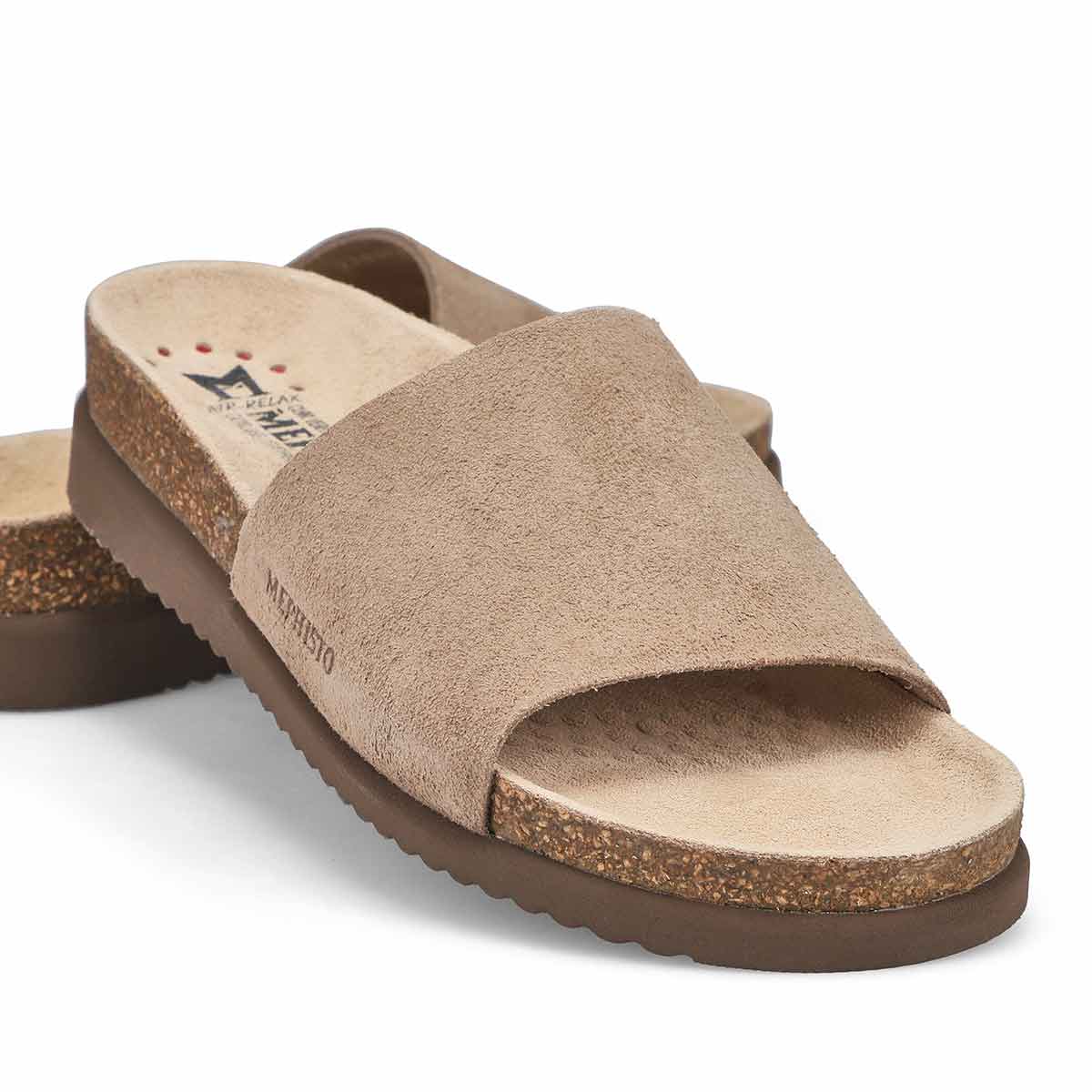 Women's Hanik Cork Footbed Sandal - Warm Grey