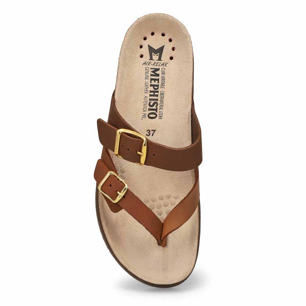 Women's Happy Cork Footbed 2-Strap Sandal - Camel