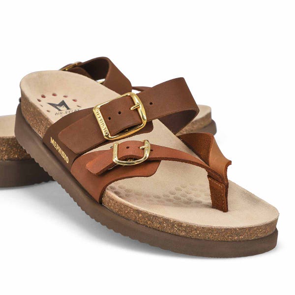 Women's Happy Cork Footbed 2-Strap Sandal - Camel