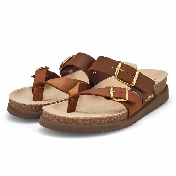 Women's Happy Cork Footbed 2-Strap Sandal - Camel