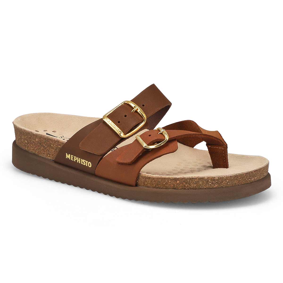 Women's Happy Cork Footbed 2-Strap Sandal - Camel