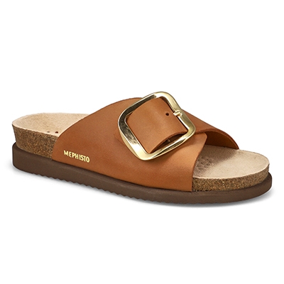 Lds Hariana Footbed Slide Sandal - Camel
