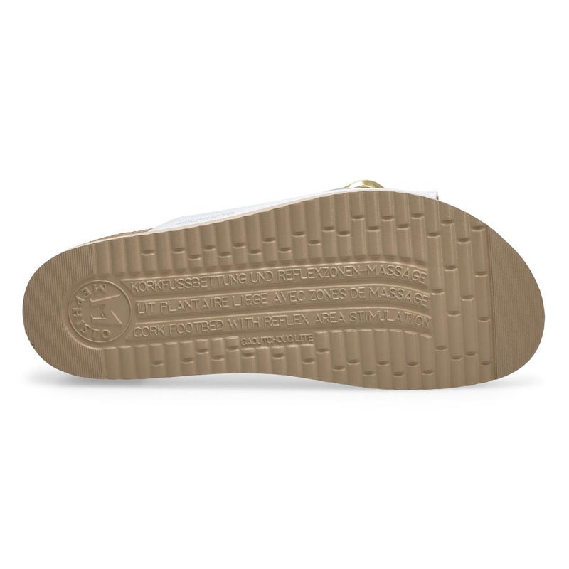 Women's Hariana Footbed Slide Sandal - Silver