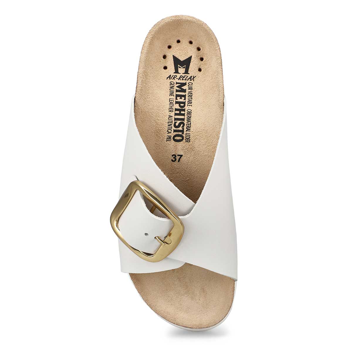 Women's  Hariana Footbed Slide Sandal - White