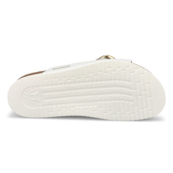 Sandale à lit de pied HARIANA, blanc, femmes