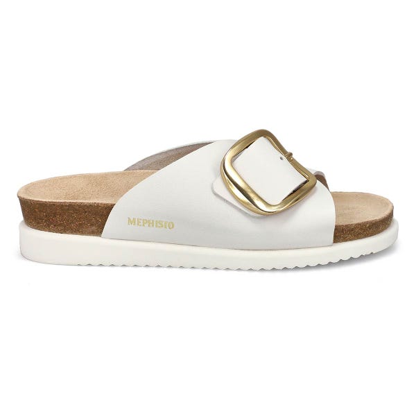 Sandale à lit de pied HARIANA, blanc, femmes