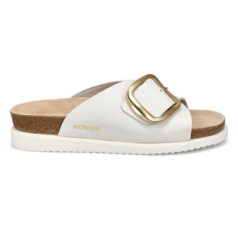 Sandale à lit de pied HARIANA, blanc, femmes