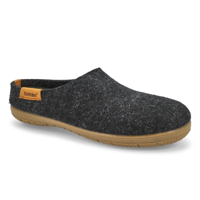 Lds Harleen Open Back Slipper - Black