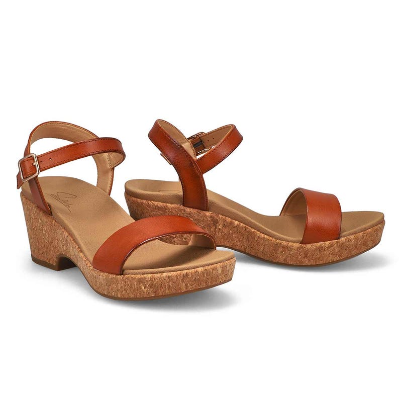 Women's Harley Wedge Sandal - Cognac